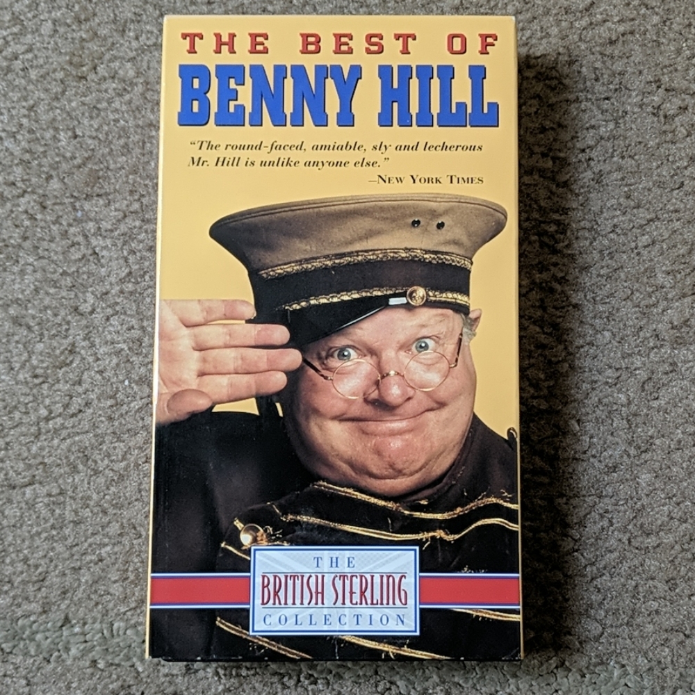 ☘️ (3/$15) Classic VHS: The Best of Benny Hill
